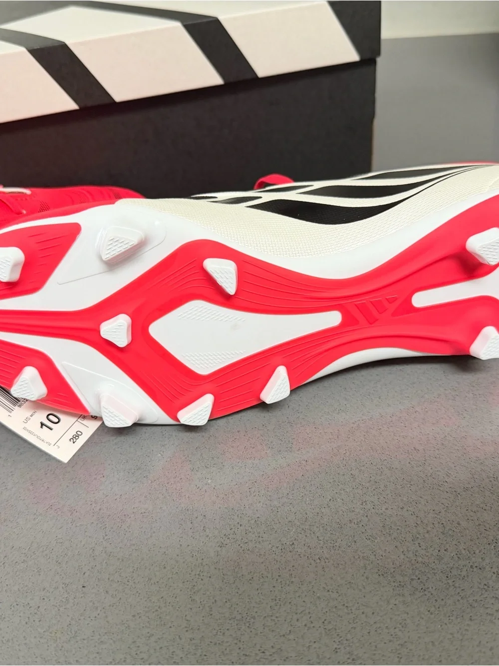 adidas Predator Elite FG  Soccer Cleats men’s size 10 - Hot Pink White Black